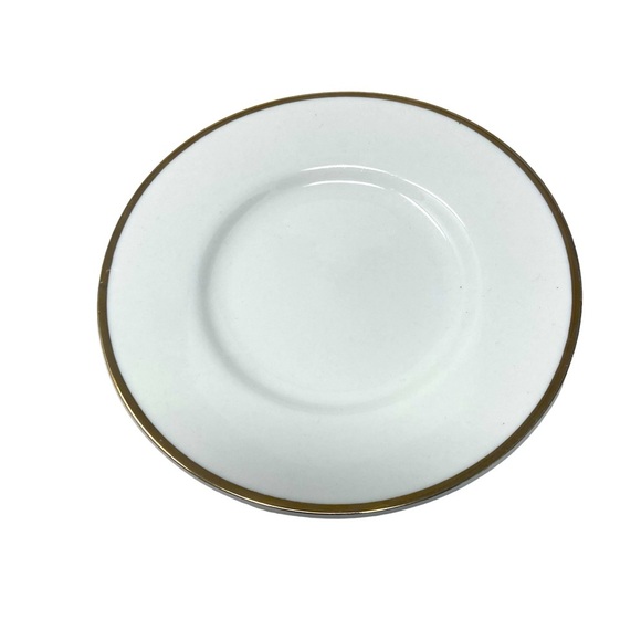 L n T Homes | Fine Porcelain | 6” Saucers | Set of Four - Picture 2 of 5